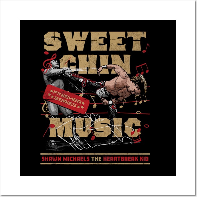 Shawn Michaels Sweet Chin Music Wall Art by MunMun_Design